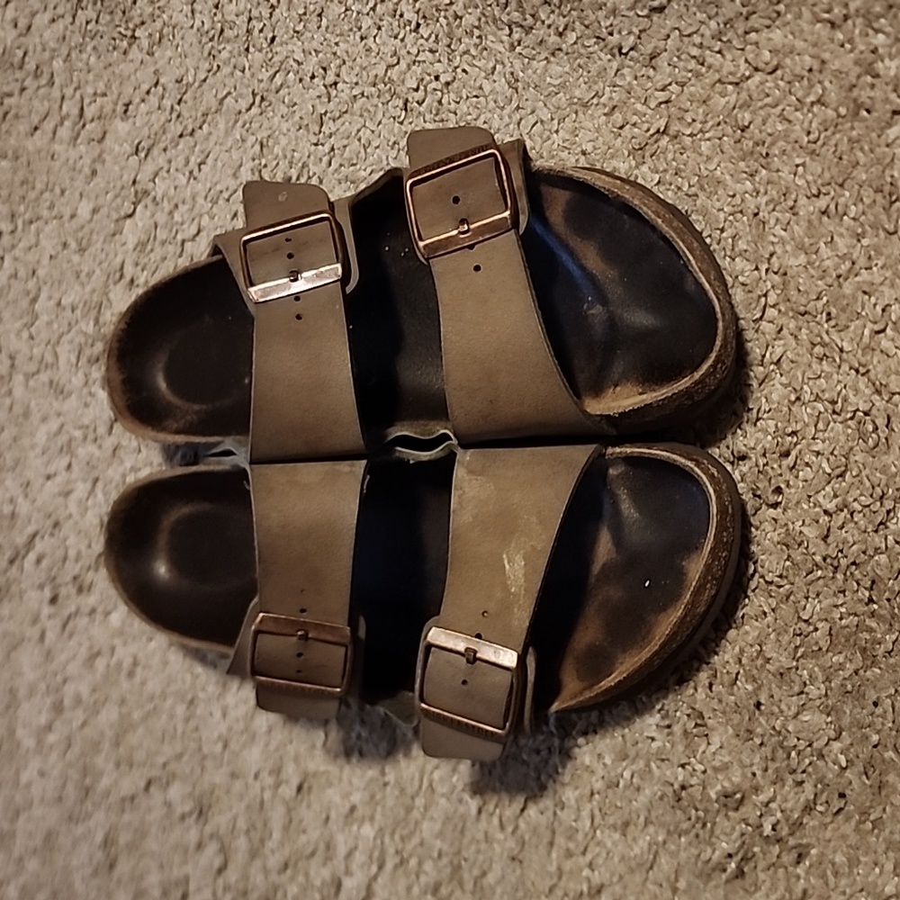 Birkenstocks brown sand sandal womens size 39